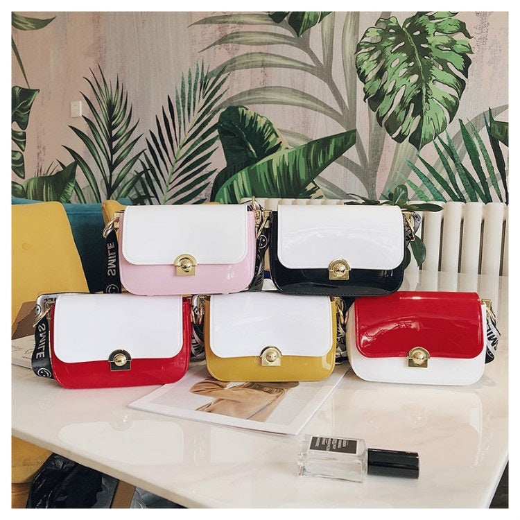Color Matching Smooth Fashion Shoulder Bag Ladies Messenger Bag Handbag