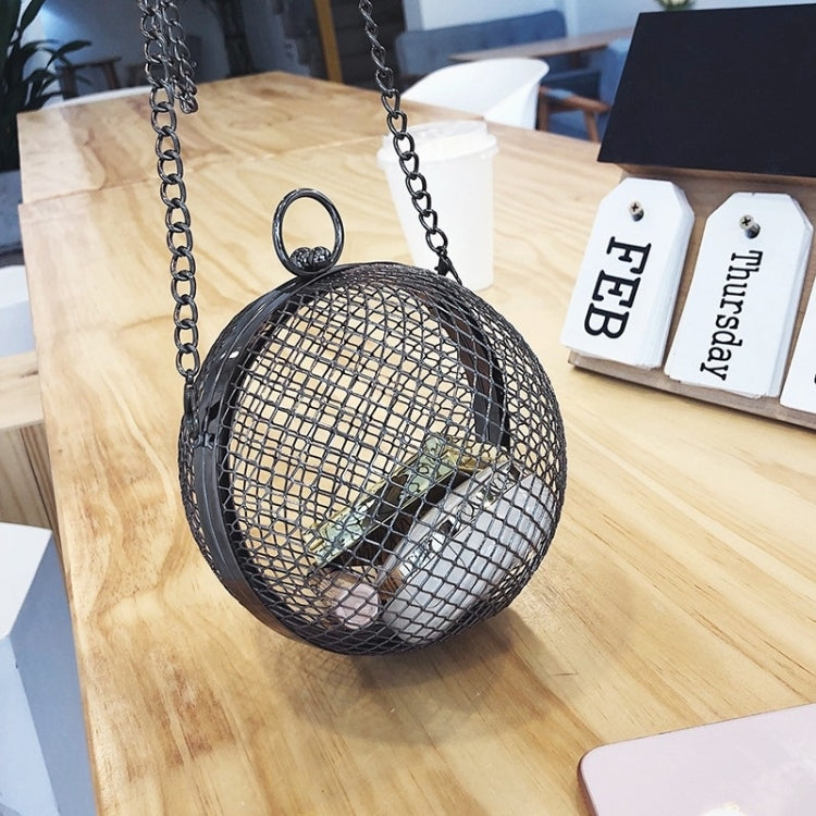 Personality Fashion Alloy Ball Chain-strap Single Shoulder Bag Ladies Messenger Bag Handbag