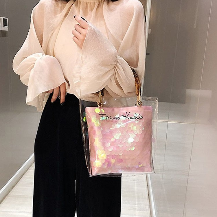2 in 1 Straw Bag Single Shoulder Bag Ladies Handbag Messenger Bag