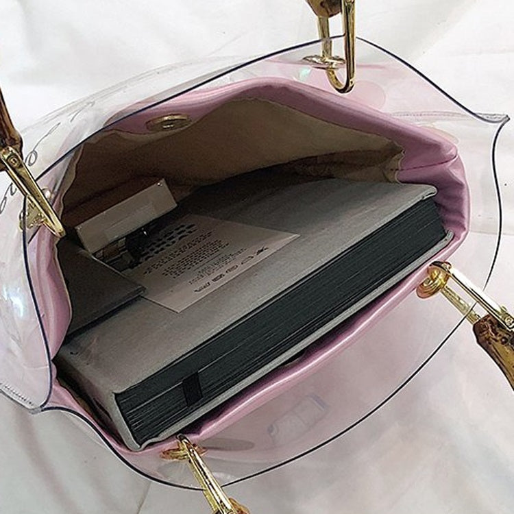 2 in 1 Straw Bag Single Shoulder Bag Ladies Handbag Messenger Bag