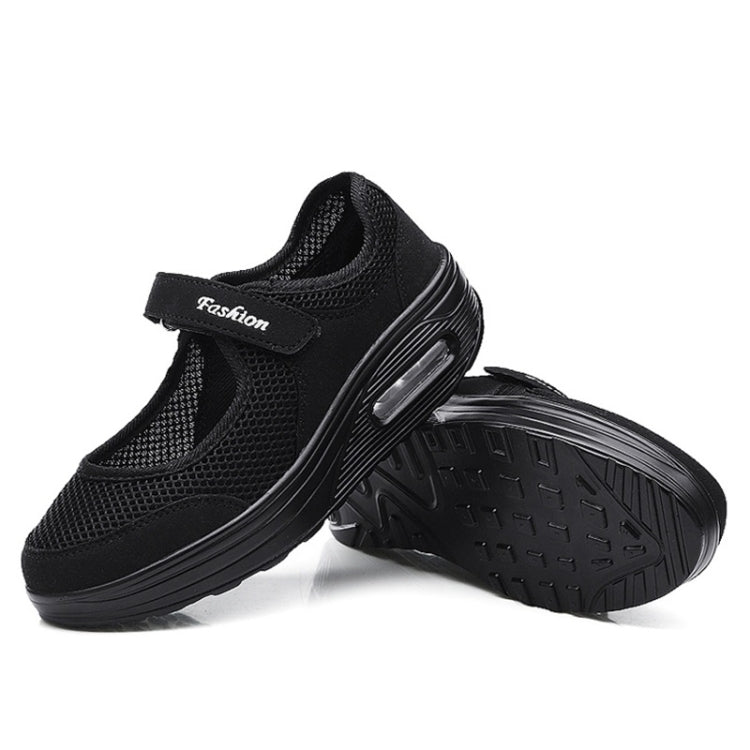 Cushioning Breathable Mesh Lightweight Walking Shoes for Woman
