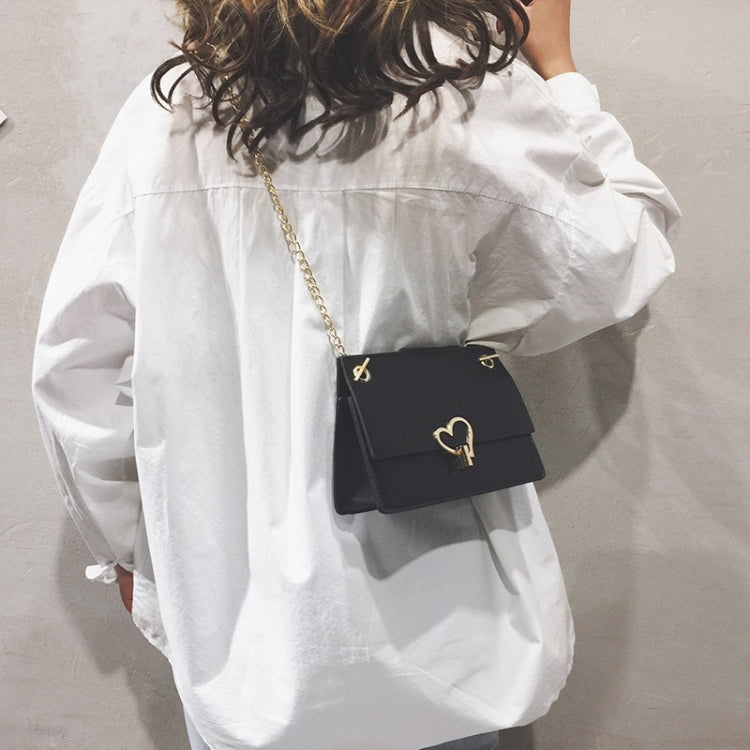 Love Lock Buckle Color Matching Fashion Shoulder Bag Small Square Bag Ladies Messenger Bag Handbag