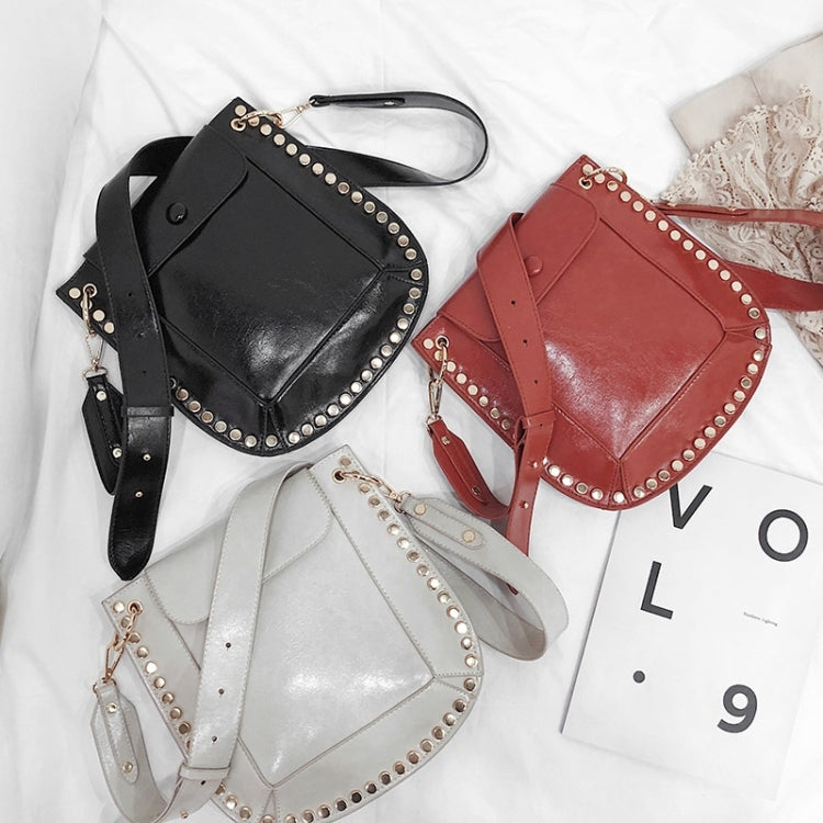 Fashion Rivet Shoulder Bag Ladies Messenger Bag Handbag