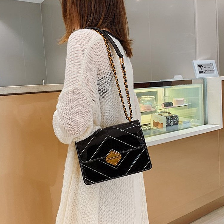 Fashion PU Leather Chain-strap Single Shoulder Bag Ladies Handbag Messenger Bag