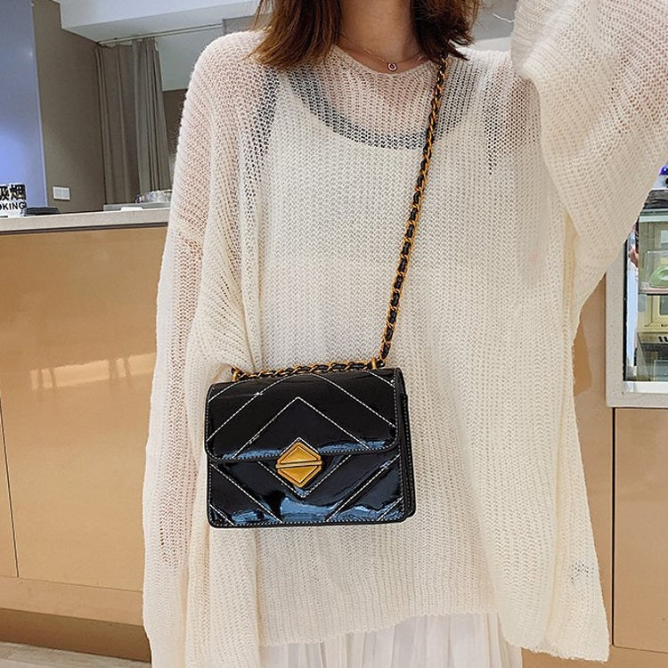 Fashion PU Leather Chain-strap Single Shoulder Bag Ladies Handbag Messenger Bag