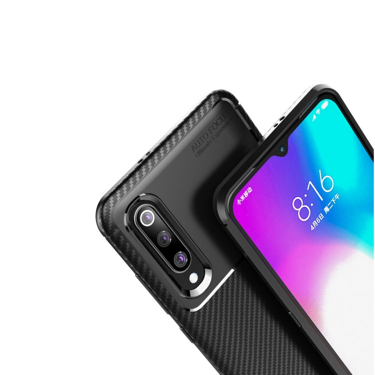 Beetle Series Carbon Fiber Texture Shockproof TPU Case for Xiaomi Mi 9