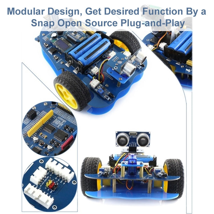 Waveshare AlphaBot (for Europe), Raspberry Pi Robot Building Kit (no Pi)