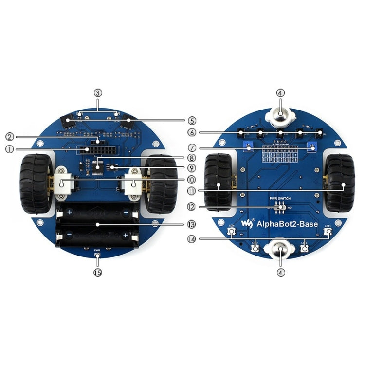Waveshare AlphaBot2 Robot Building Kit for BBC micro:bit