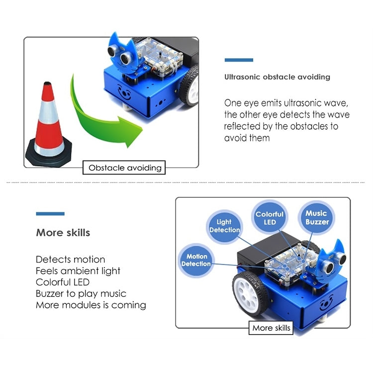 Waveshare KitiBot, Starter Robot, Graphical Programming, 2WD Version