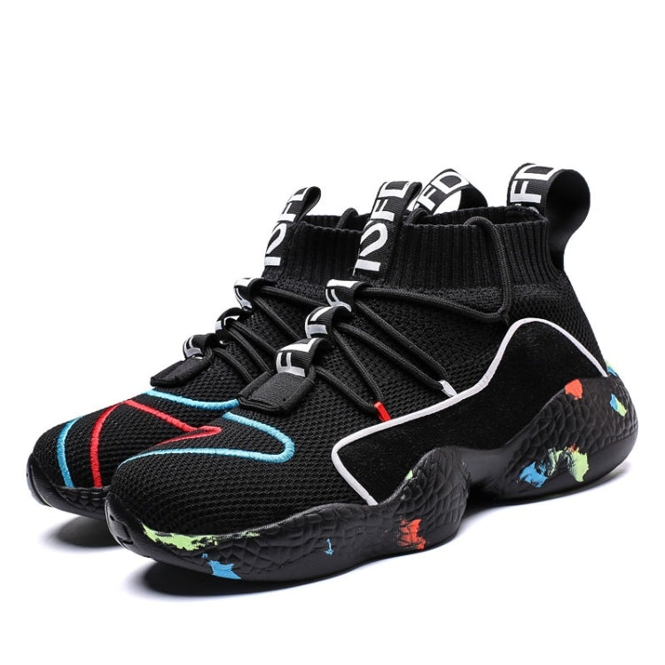 Fashion Round Head Mesh High-top Casual Sport Shoes for Men