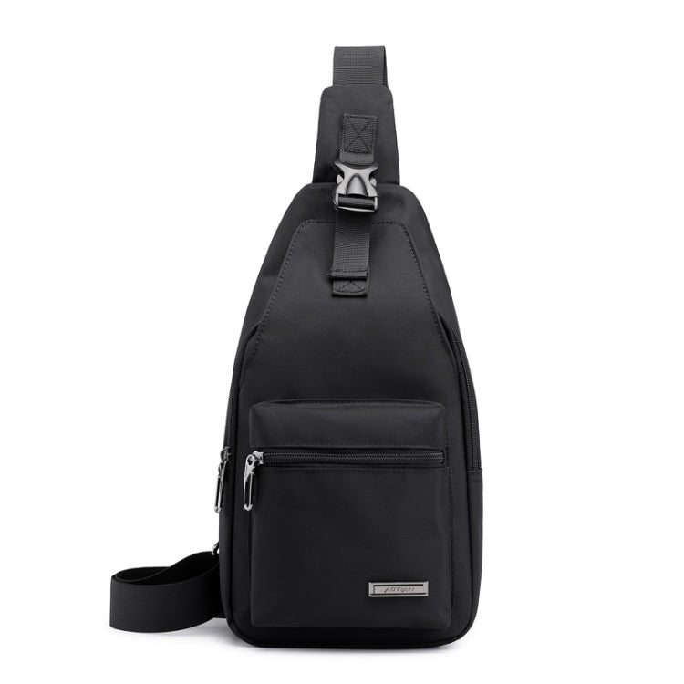 Pure Color Casual Men Chest Bag Handbag Shoulder Bag