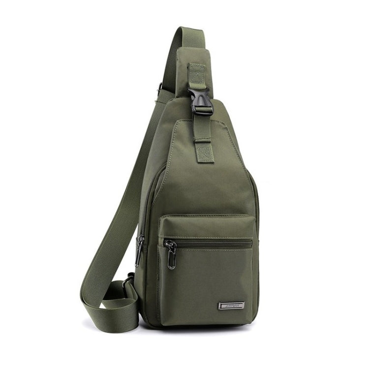 Pure Color Casual Men Chest Bag Handbag Shoulder Bag