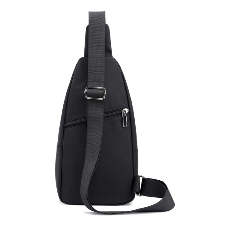 Pure Color Casual Men Chest Bag Handbag Shoulder Bag