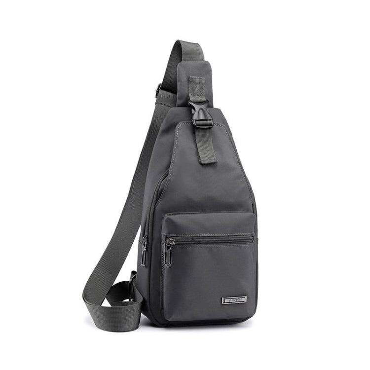 Pure Color Casual Men Chest Bag Handbag Shoulder Bag