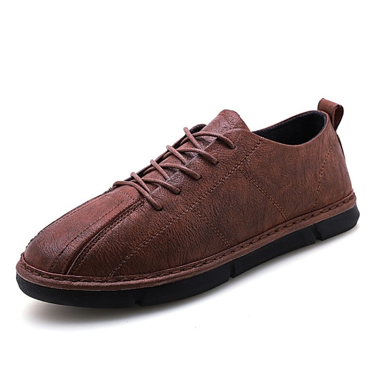 Solid Color Microfiber Leather Wearable and Comfortable Casual Shoes for Men