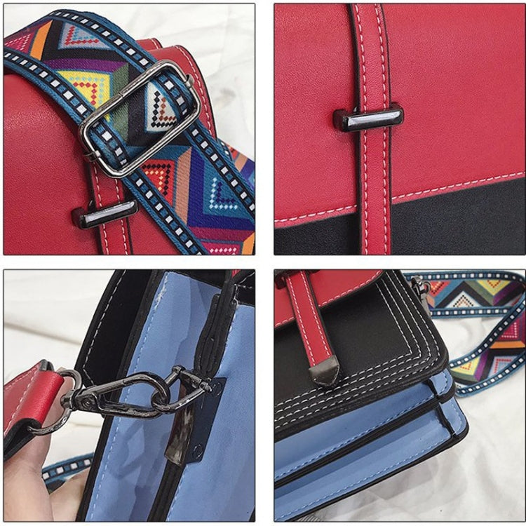 Dual-side PU Leather Single Shoulder Bag Ladies Handbag Messenger Bag