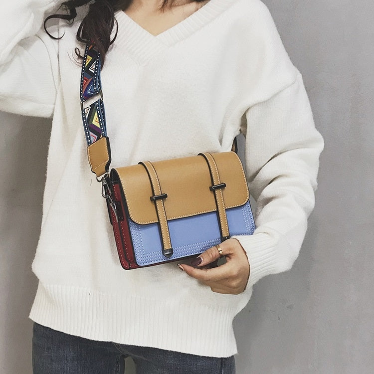 Dual-side PU Leather Single Shoulder Bag Ladies Handbag Messenger Bag