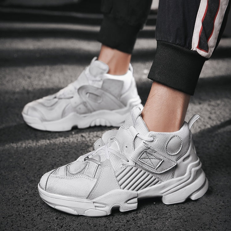 Round Head Thick Bottom Color Match Comfortable Fashion Sport Shoes for Men
