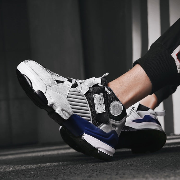 Round Head Thick Bottom Color Match Comfortable Fashion Sport Shoes for Men