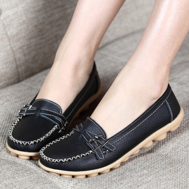 Soft and Comfortable Casual Wild Leather Shoes for Women