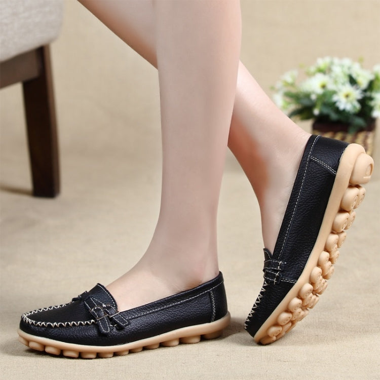 Soft and Comfortable Casual Wild Leather Shoes for Women