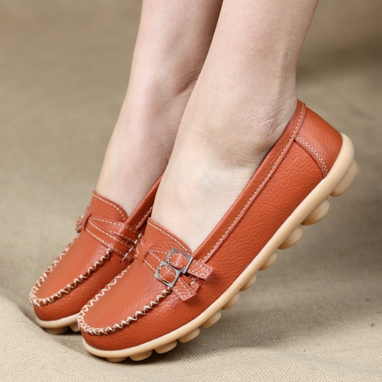 Soft and Comfortable Casual Wild Leather Shoes for Women