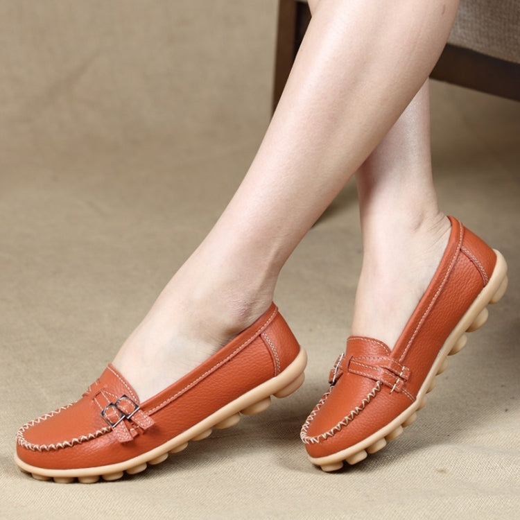 Soft and Comfortable Casual Wild Leather Shoes for Women