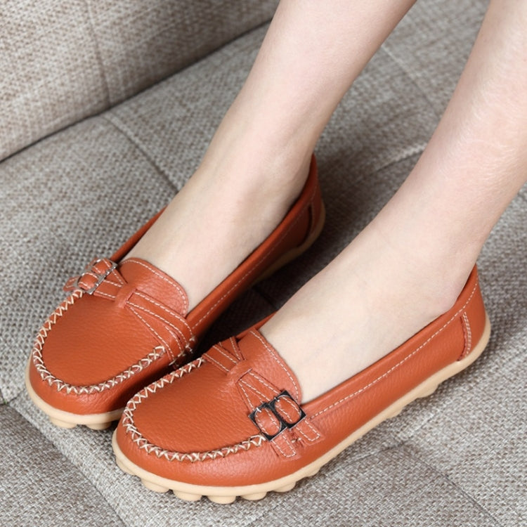 Soft and Comfortable Casual Wild Leather Shoes for Women