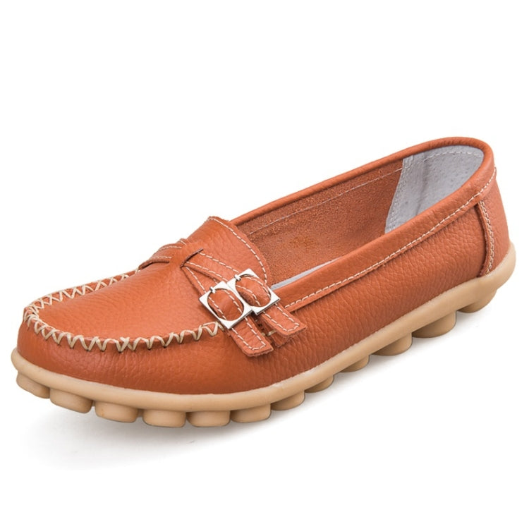 Soft and Comfortable Casual Wild Leather Shoes for Women