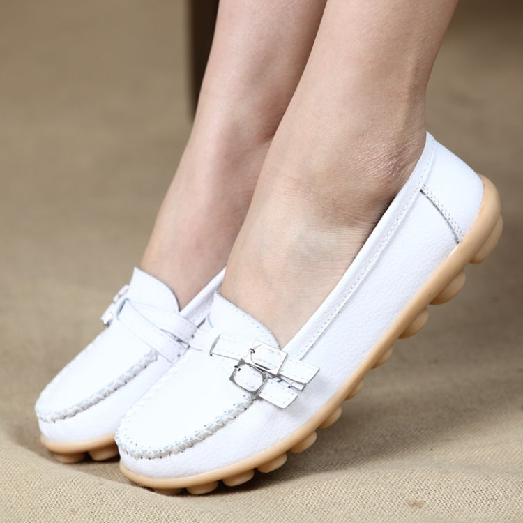 Soft and Comfortable Casual Wild Leather Shoes for Women