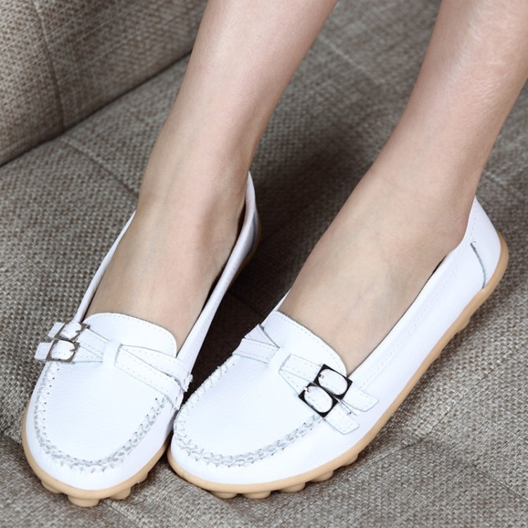 Soft and Comfortable Casual Wild Leather Shoes for Women