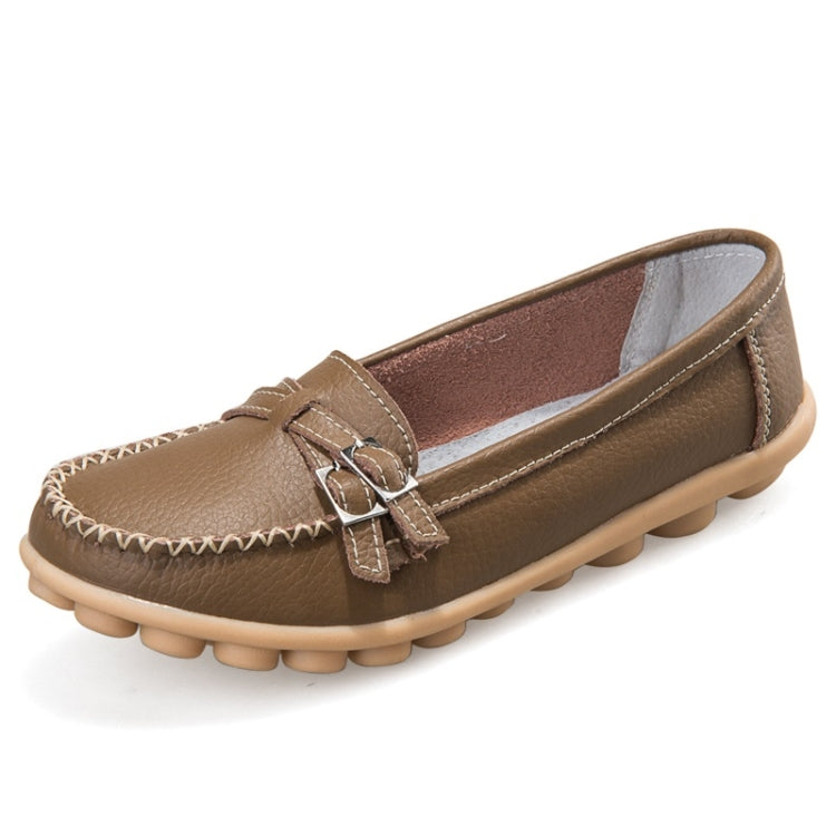 Soft and Comfortable Casual Wild Leather Shoes for Women