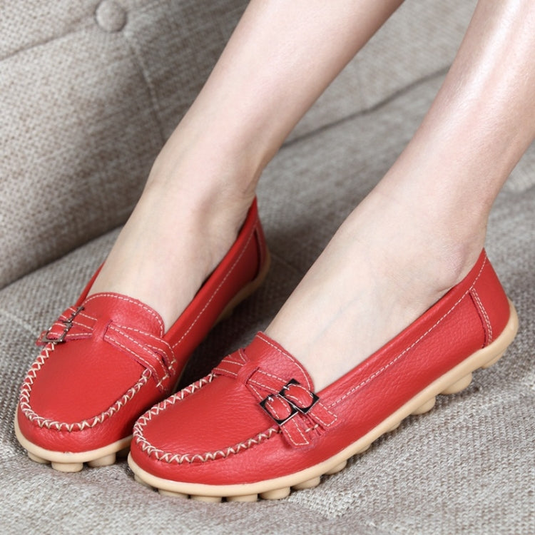 Soft and Comfortable Casual Wild Leather Shoes for Women