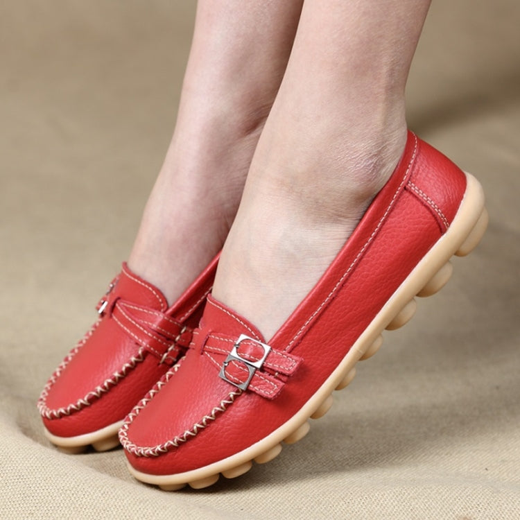Soft and Comfortable Casual Wild Leather Shoes for Women