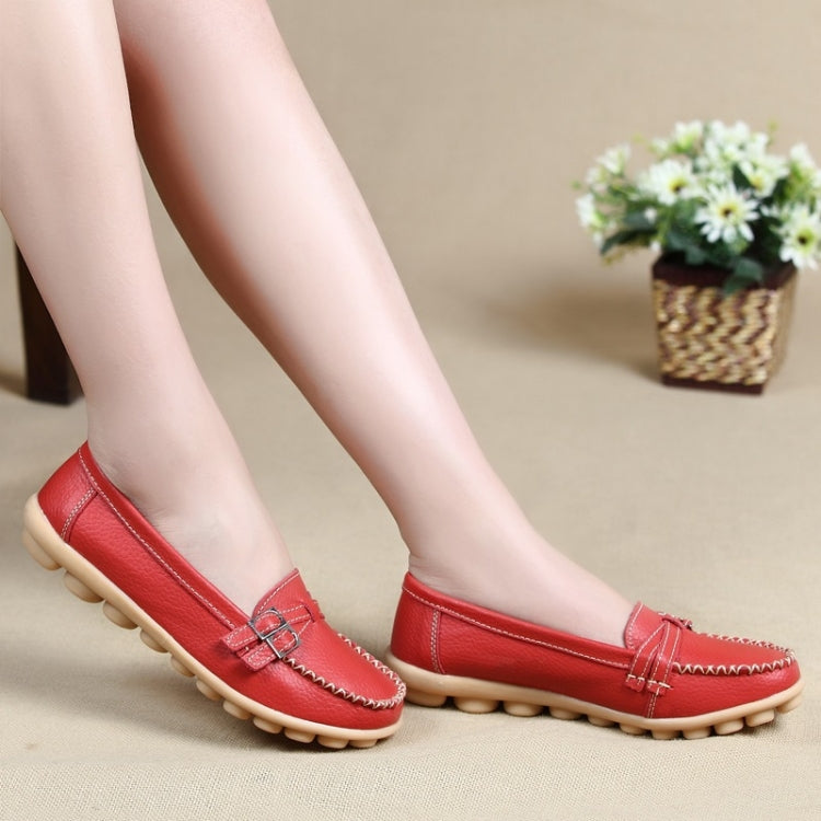 Soft and Comfortable Casual Wild Leather Shoes for Women