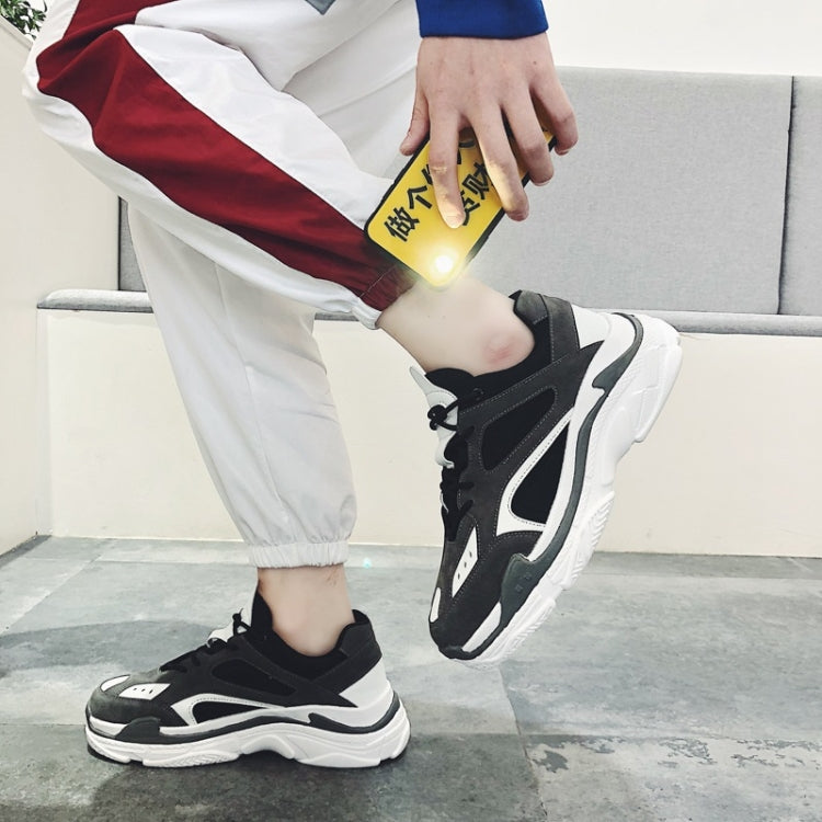 Round Head Thick Bottom Comfortable and Breathable Trend Outdoor Sport Casual Shoes Daddy Shoes for Men