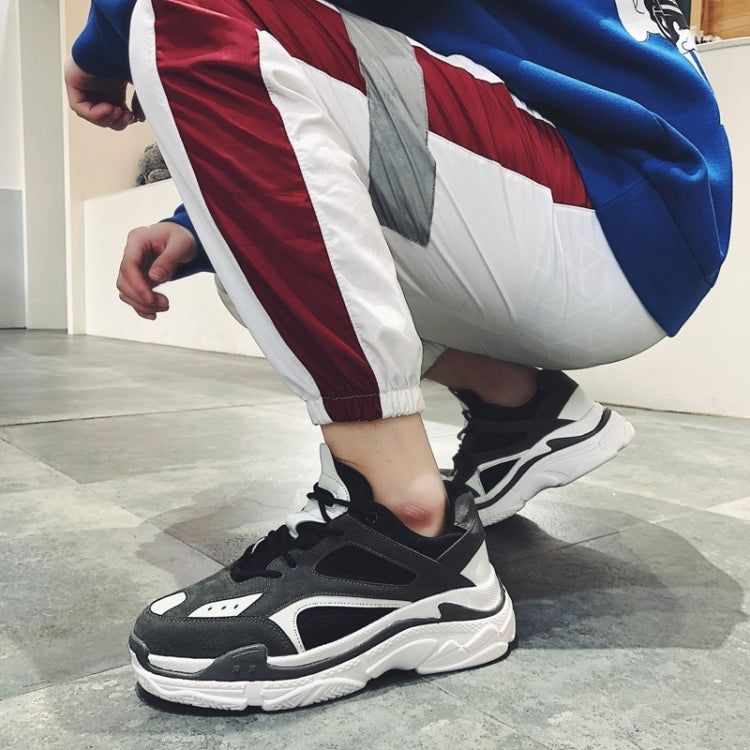 Round Head Thick Bottom Comfortable and Breathable Trend Outdoor Sport Casual Shoes Daddy Shoes for Men