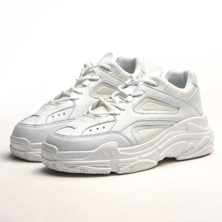 Round Head Thick Bottom Comfortable and Breathable Trend Outdoor Sport Casual Shoes Daddy Shoes for Men