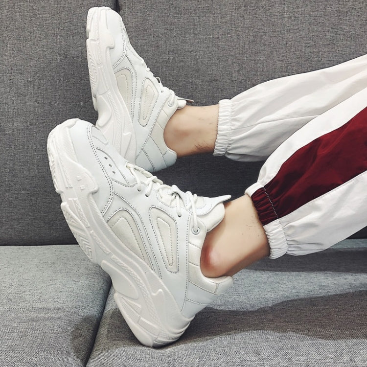 Round Head Thick Bottom Comfortable and Breathable Trend Outdoor Sport Casual Shoes Daddy Shoes for Men