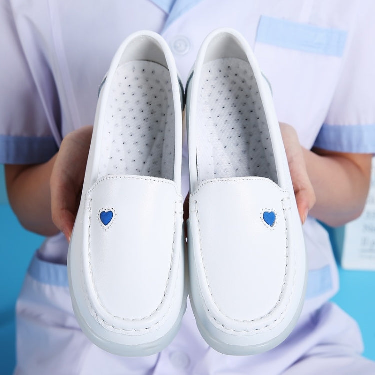 Soft Lightweight and Breathable Leather Comfortable Nurse Shoes Casual Shoes for Women