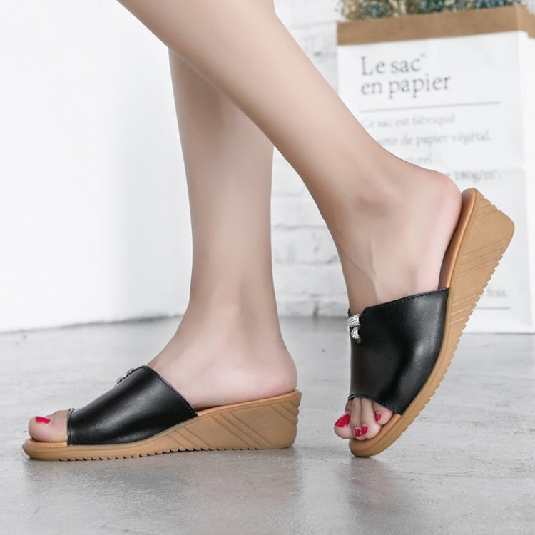 Fashion Oxford Bottom Increase Heel Casual Sandals for Women