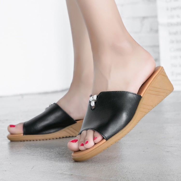 Fashion Oxford Bottom Increase Heel Casual Sandals for Women