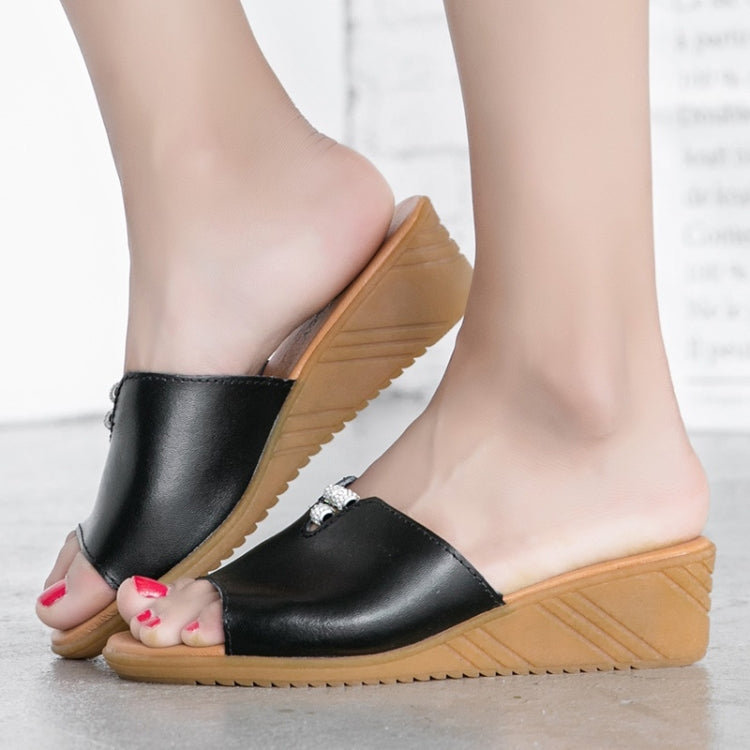 Fashion Oxford Bottom Increase Heel Casual Sandals for Women