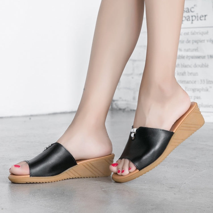 Fashion Oxford Bottom Increase Heel Casual Sandals for Women