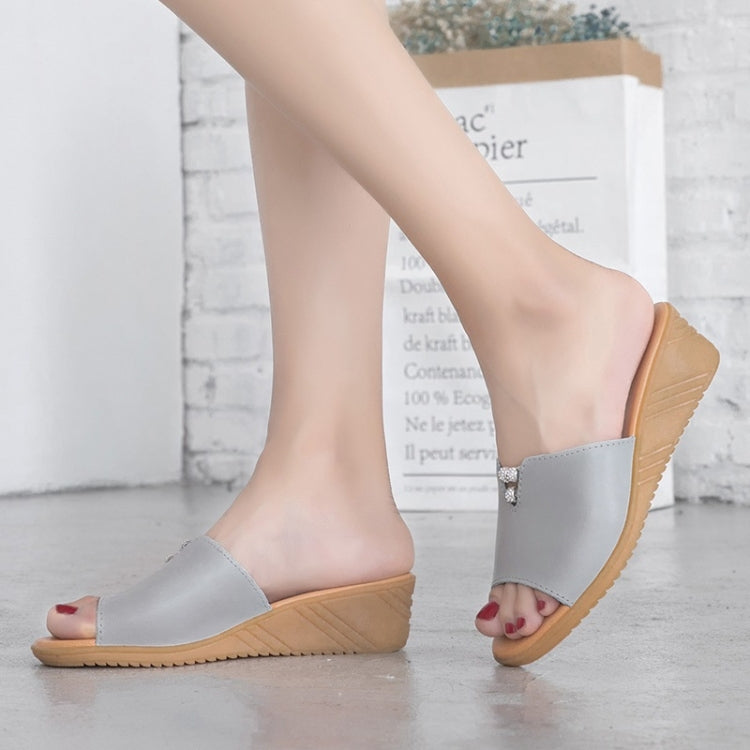 Fashion Oxford Bottom Increase Heel Casual Sandals for Women