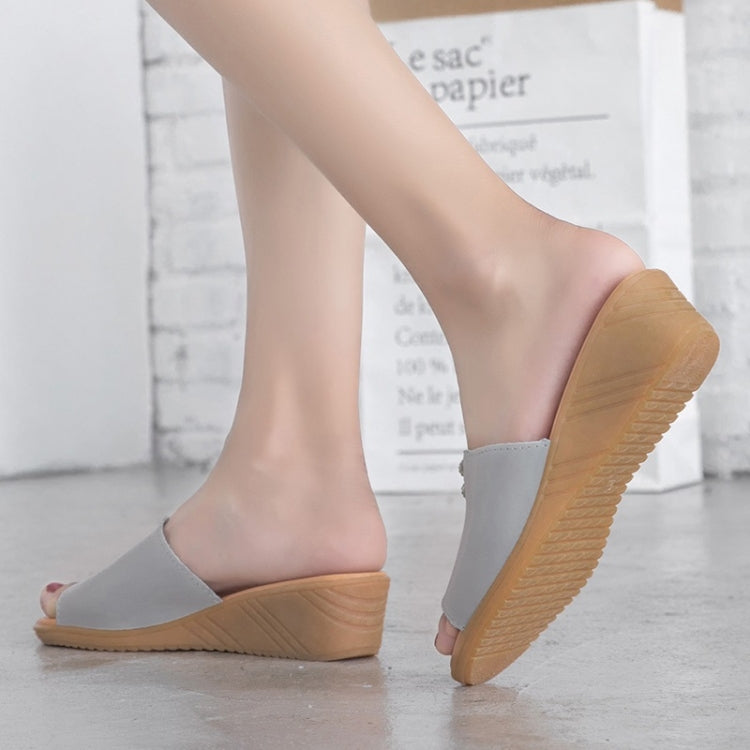 Fashion Oxford Bottom Increase Heel Casual Sandals for Women
