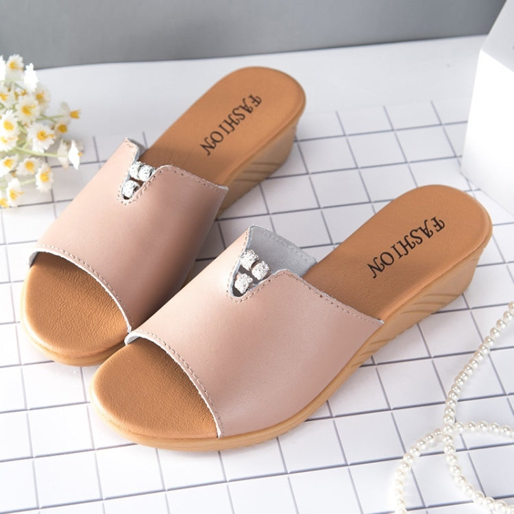 Fashion Oxford Bottom Increase Heel Casual Sandals for Women