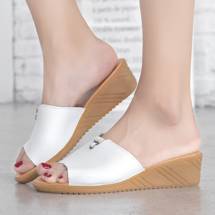 Fashion Oxford Bottom Increase Heel Casual Sandals for Women