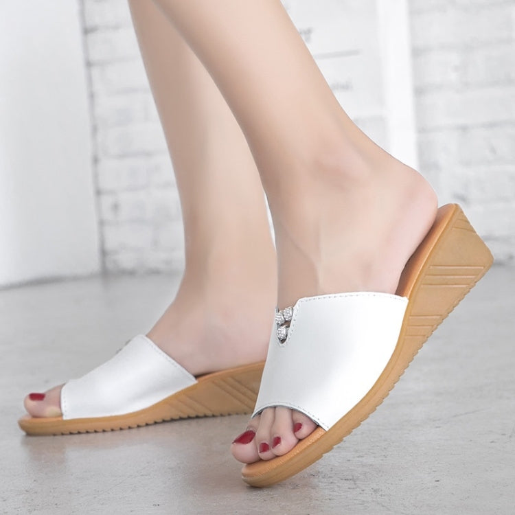 Fashion Oxford Bottom Increase Heel Casual Sandals for Women