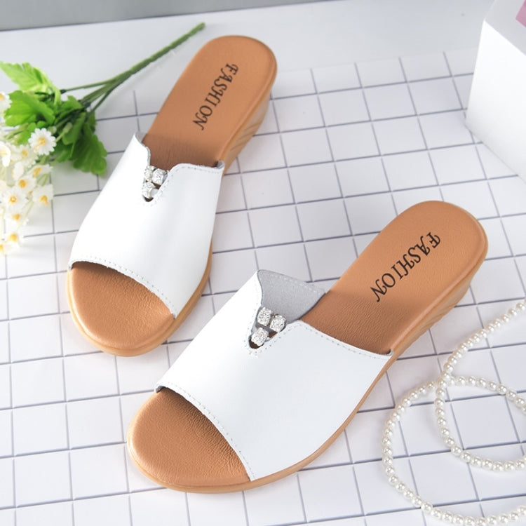 Fashion Oxford Bottom Increase Heel Casual Sandals for Women